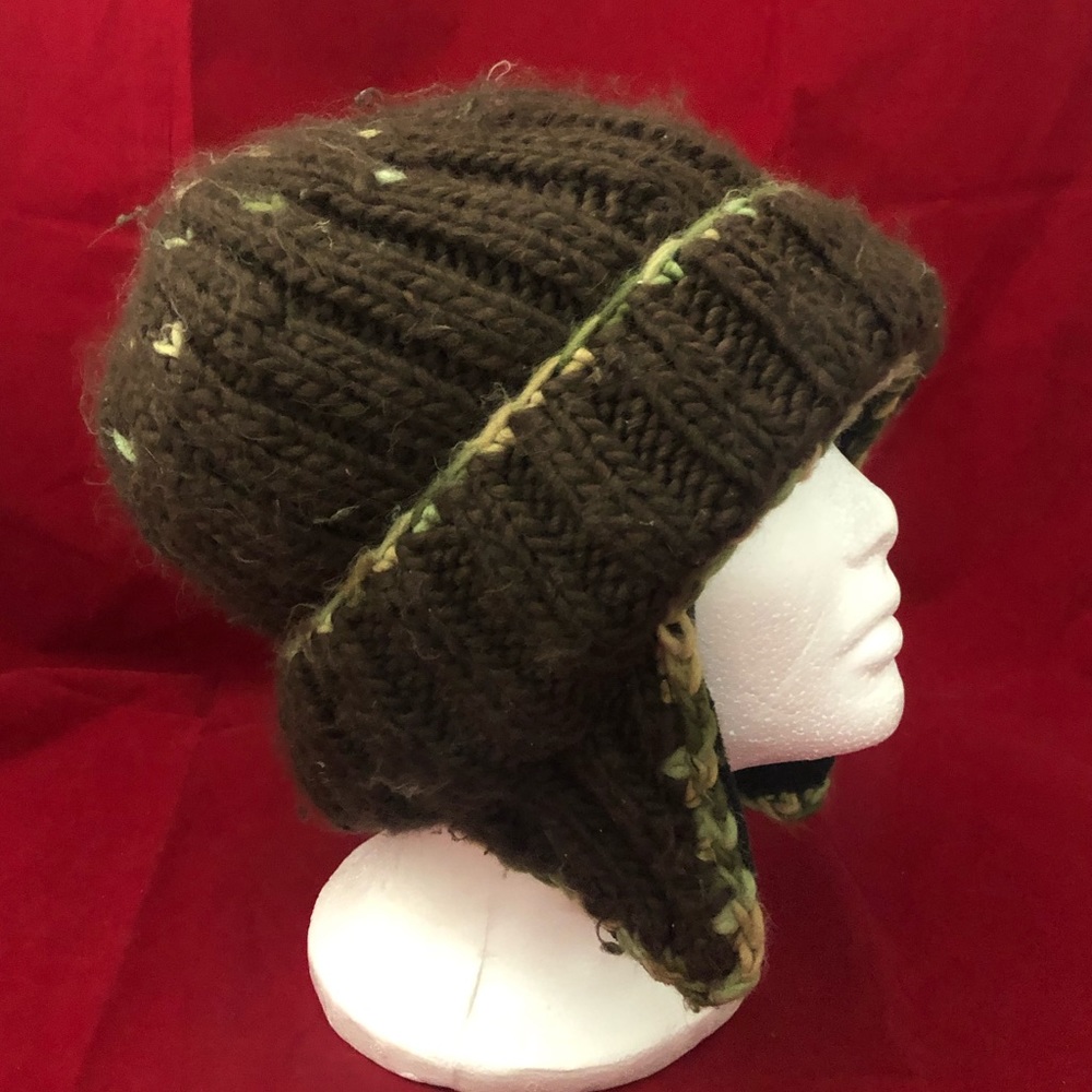 Broner Knit Earflap Lined Winter Beanie Hat